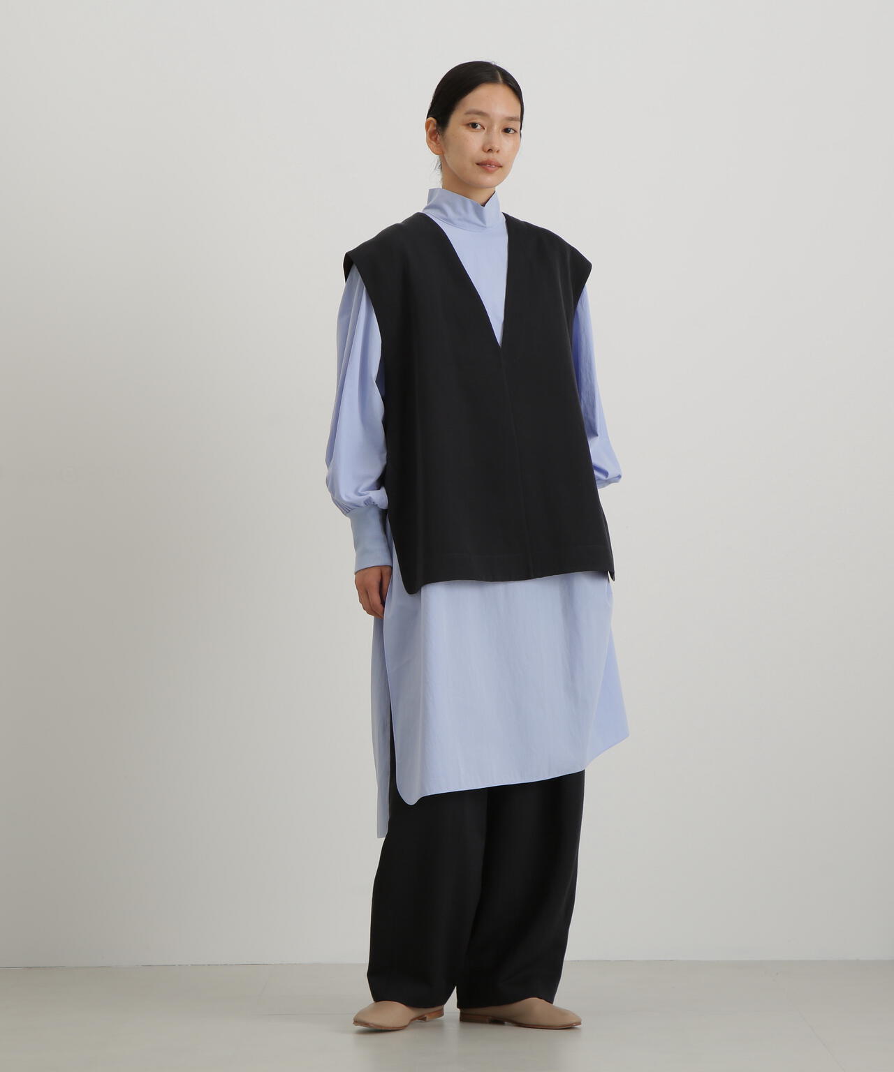 ウール麻カシドスベスト