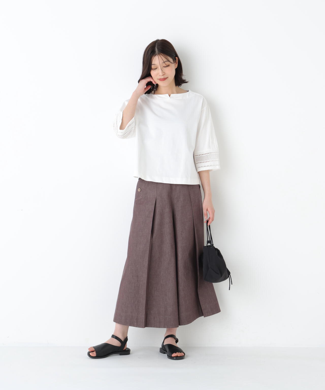 《大人気追加生産 / 定番素材 / マルチサイズ / 洗える》ライトオンスデニムタックスカーチョ