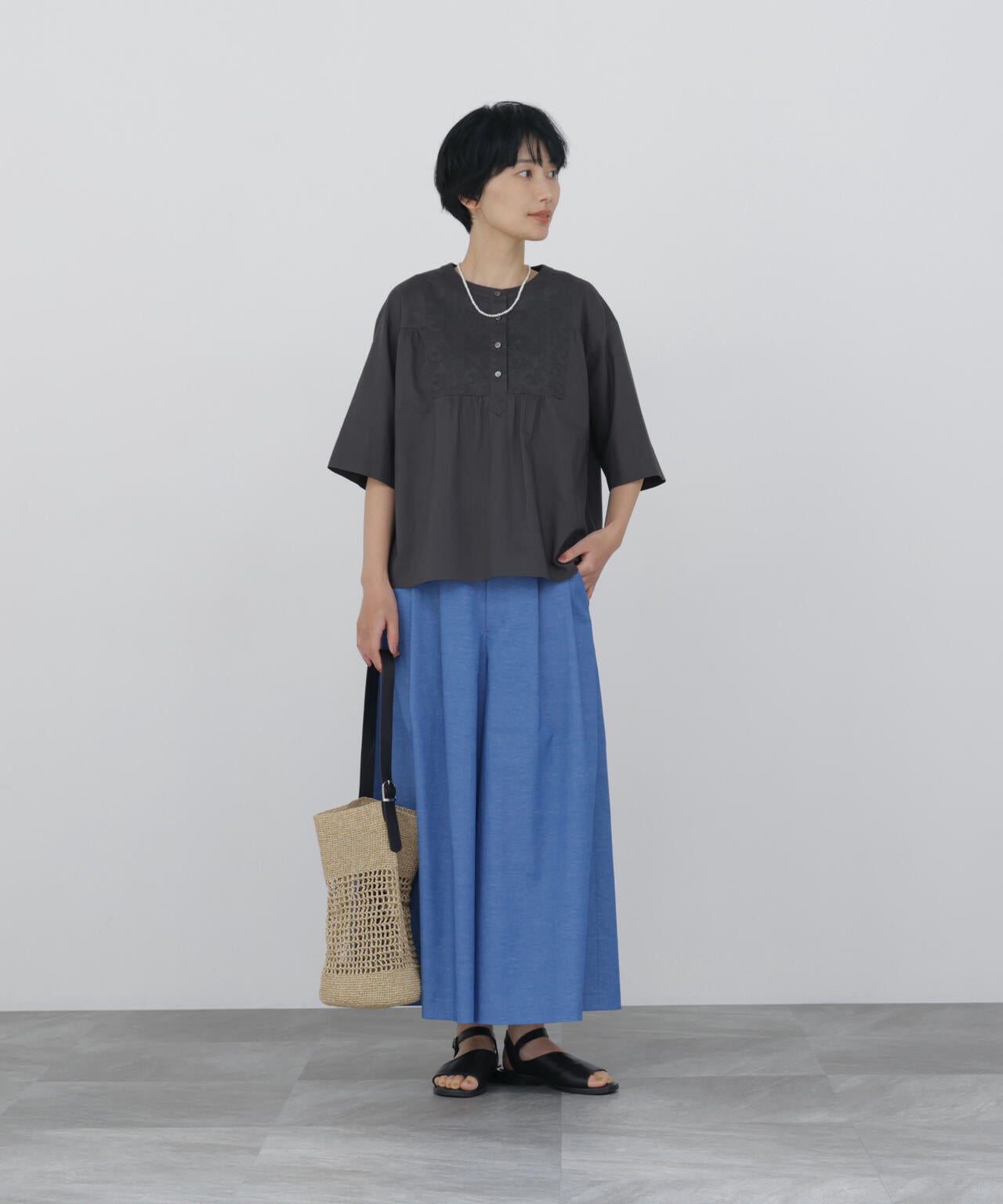 《名品 / 接触冷感 / UVカット / 洗える》クールマックスタックスカーチョ