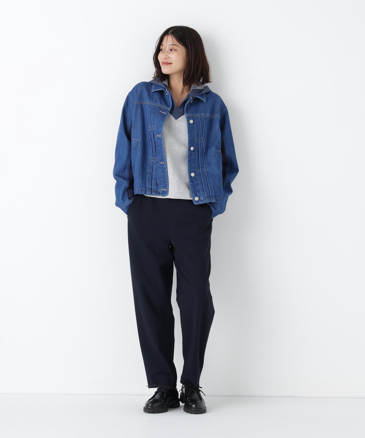 《機能性ストレッチ素材》２ｗａｙストレッチテーパードパンツ