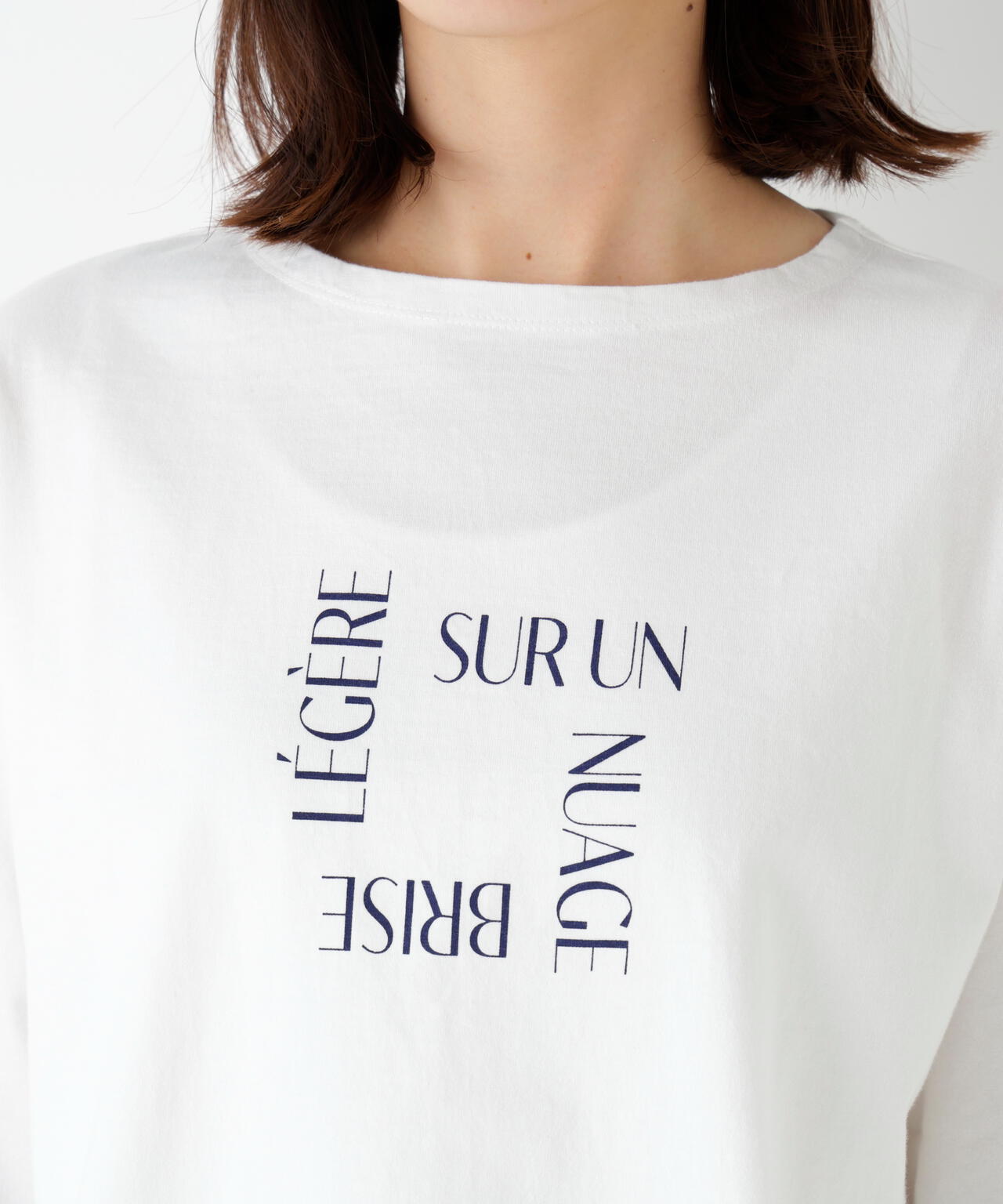 《リサイクル素材使用》ＴＳＵＮＡＧＵ ６分袖ロゴＴシャツ