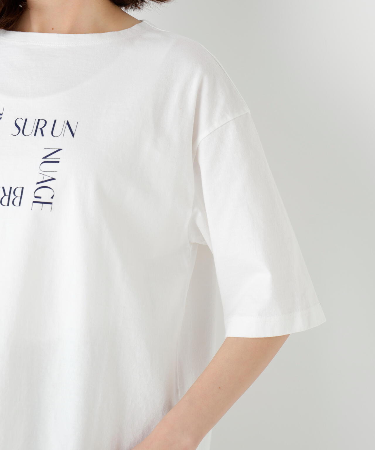 《リサイクル素材使用》ＴＳＵＮＡＧＵ ６分袖ロゴＴシャツ