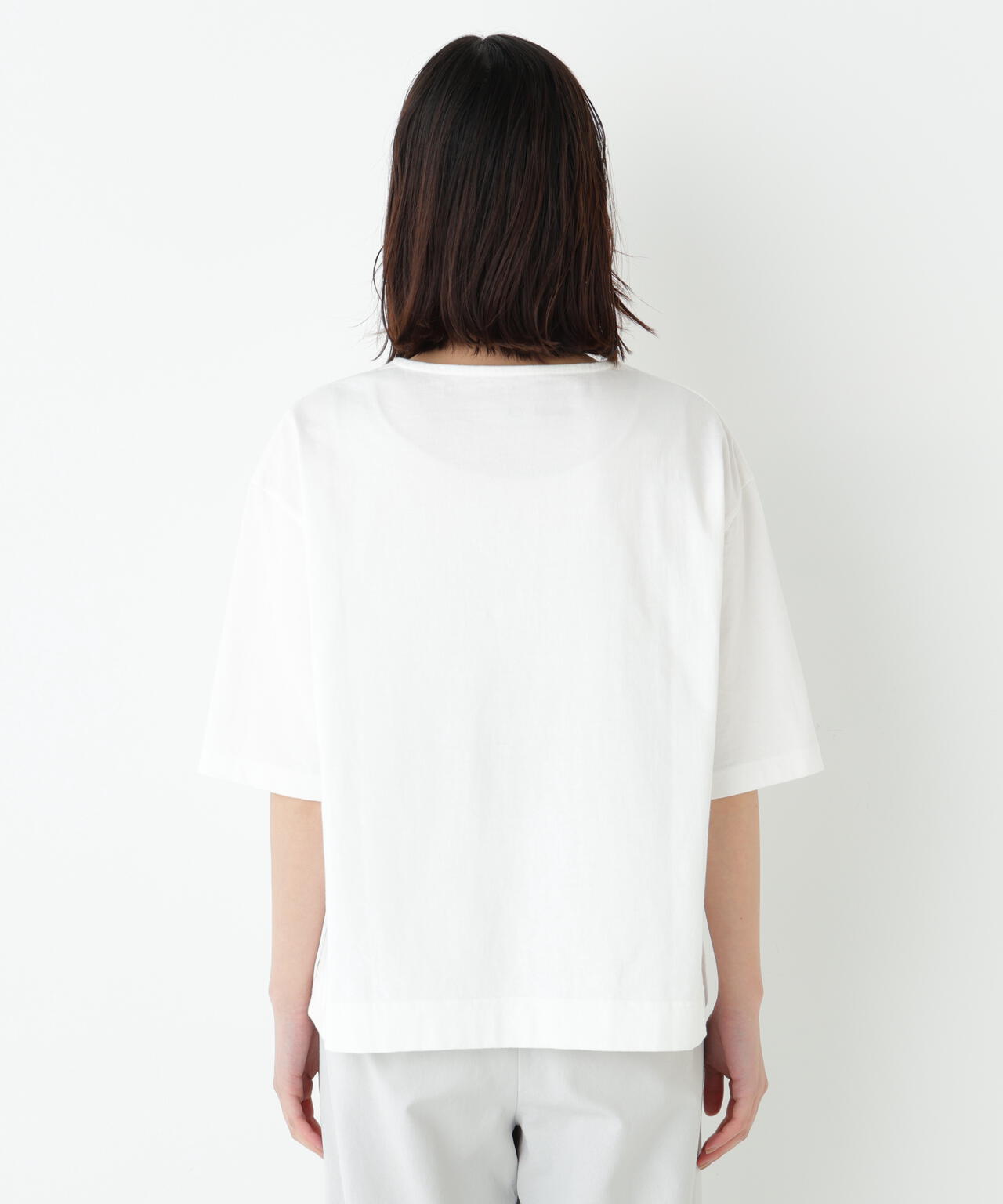 《リサイクル素材使用》ＴＳＵＮＡＧＵ ６分袖ロゴＴシャツ