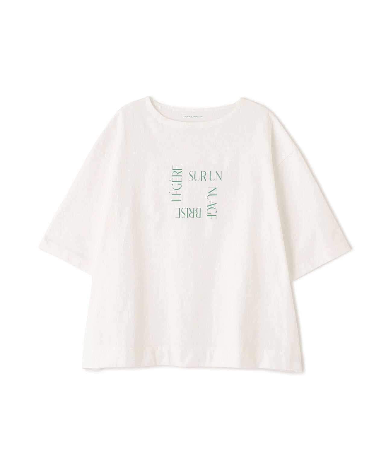 《リサイクル素材使用》ＴＳＵＮＡＧＵ ６分袖ロゴＴシャツ
