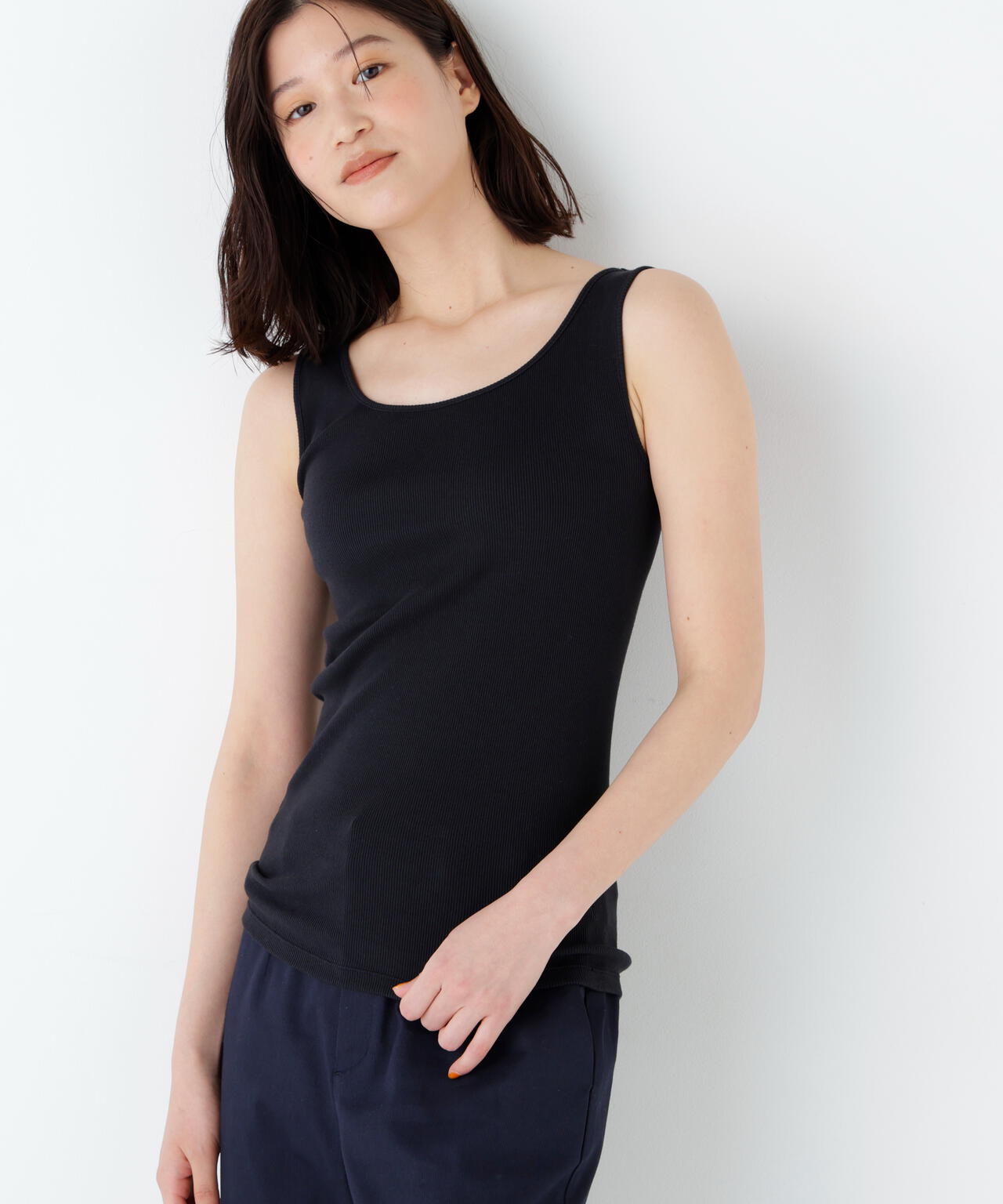 《再販売！》オーガニック丸胴タンクトップ