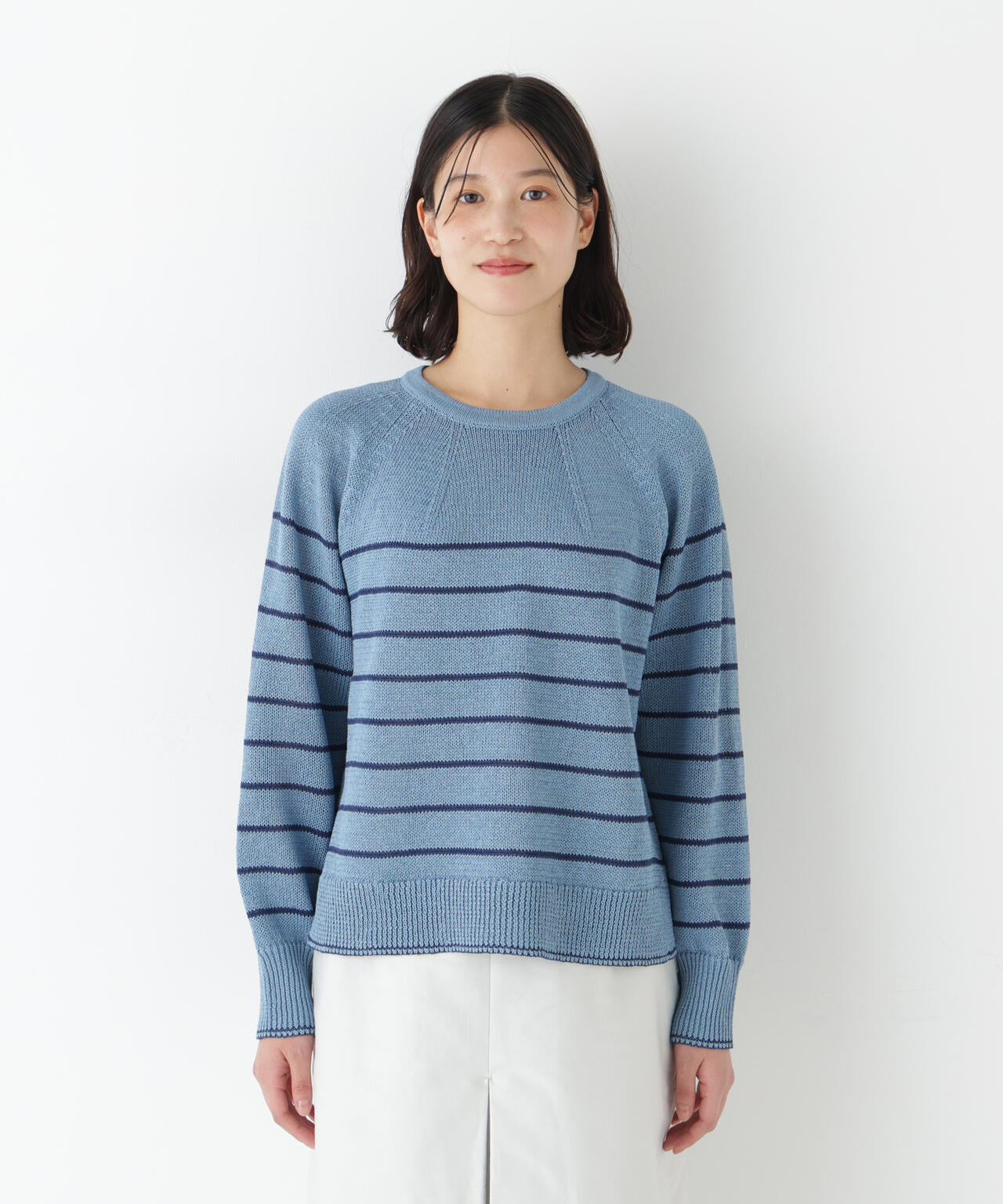 ≪定番 / 洗える≫ギマコットン求心ニットプルオーバー