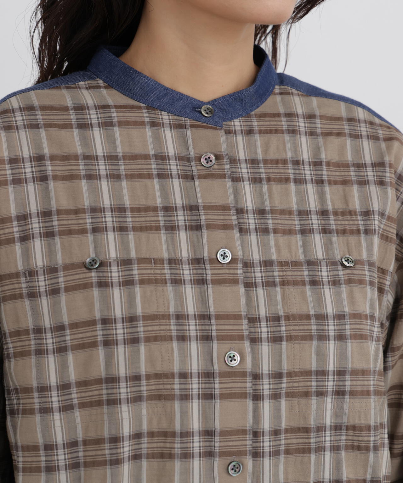165cm/B:77cm/W:57cm/H:79cm 着用サイズ：M