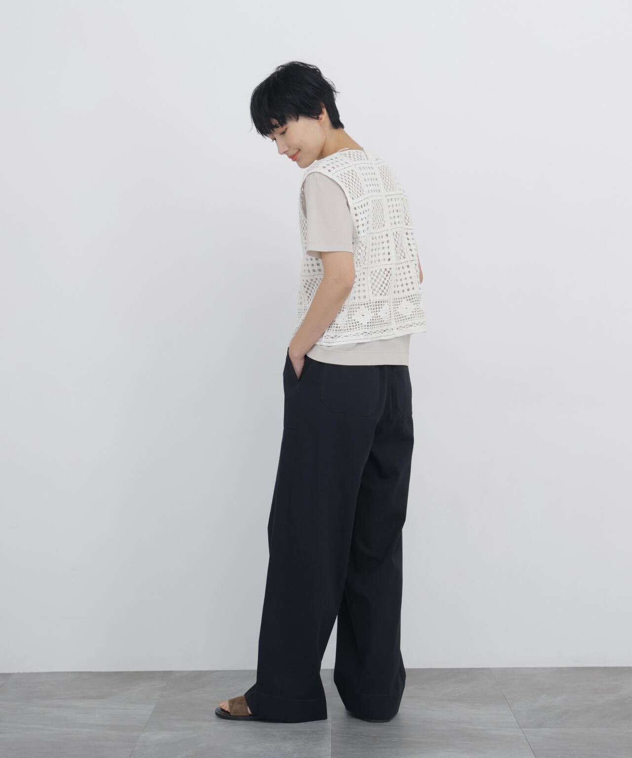 166cm　B/78　W/58　H/86 着用サイズ：M