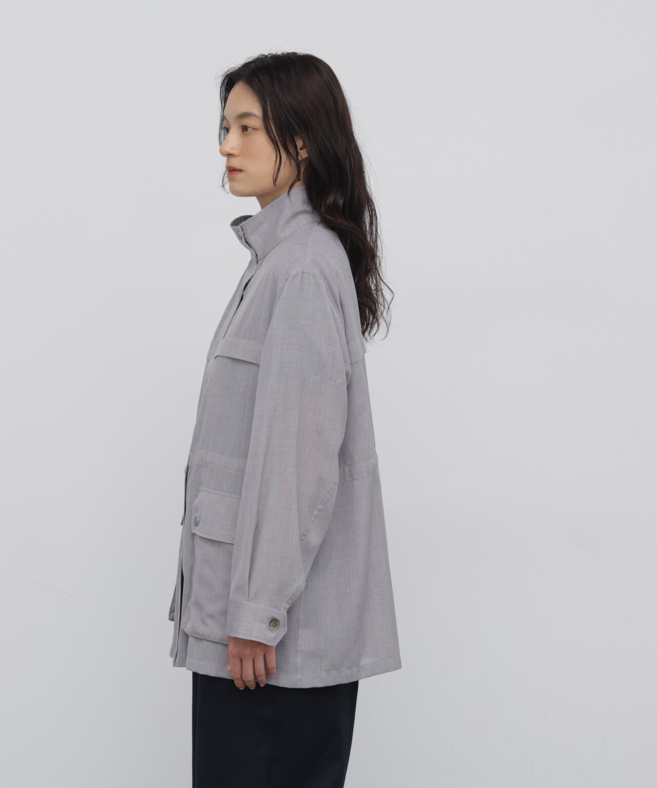 165cm/B:77cm/W:57cm/H:79cm 着用サイズ：M