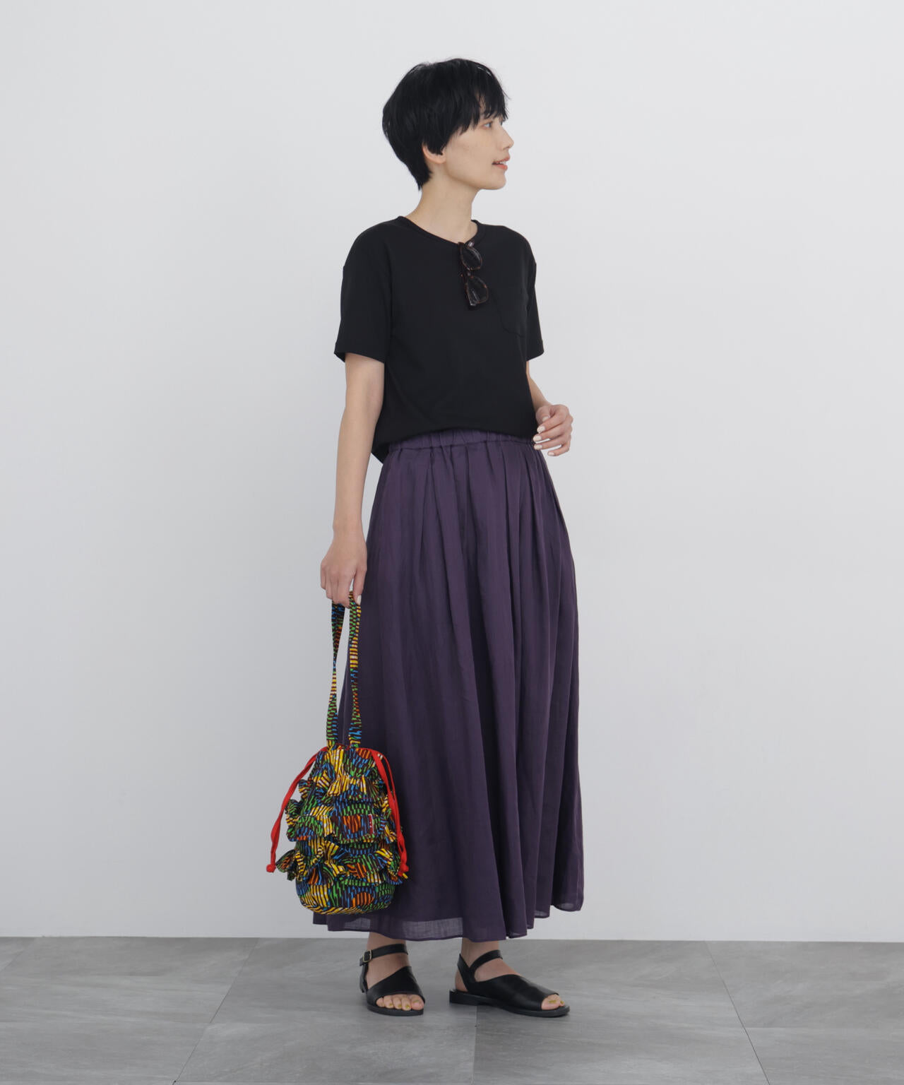 166cm　B/78　W/58　H/86 着用サイズ：M