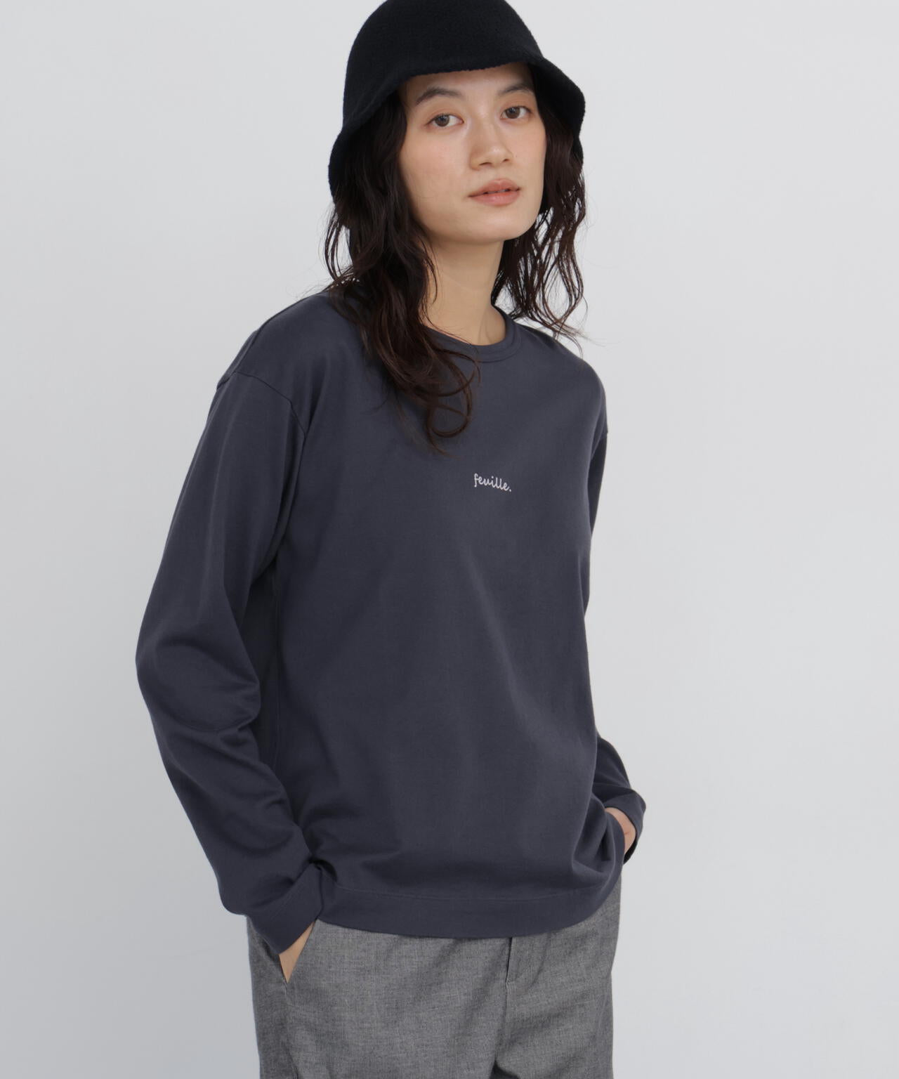 《定番》ロゴプリント ロングスリーブＴシャツ