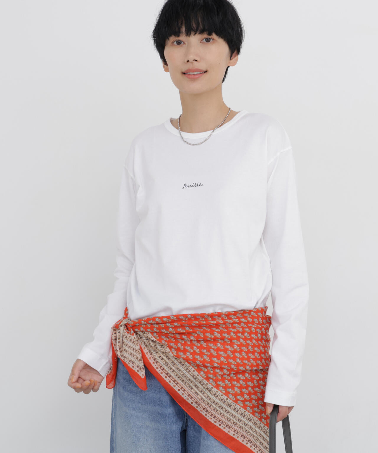 《定番》ロゴプリント ロングスリーブＴシャツ
