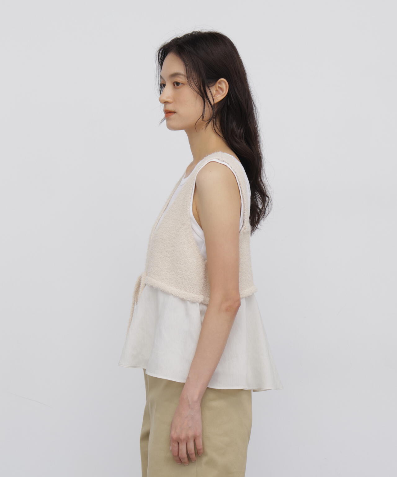 165cm/B:77cm/W:57cm/H:79cm 着用サイズ：M