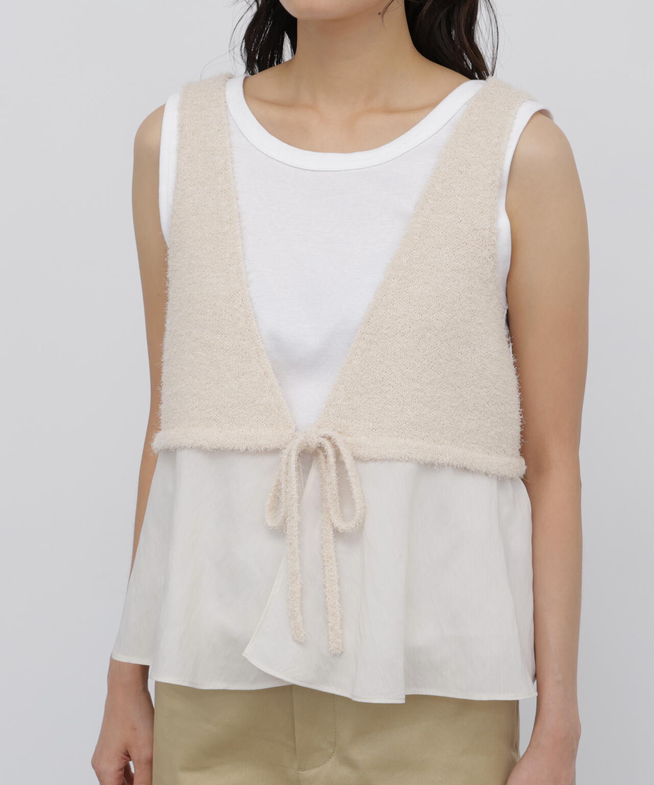 165cm/B:77cm/W:57cm/H:79cm 着用サイズ：M