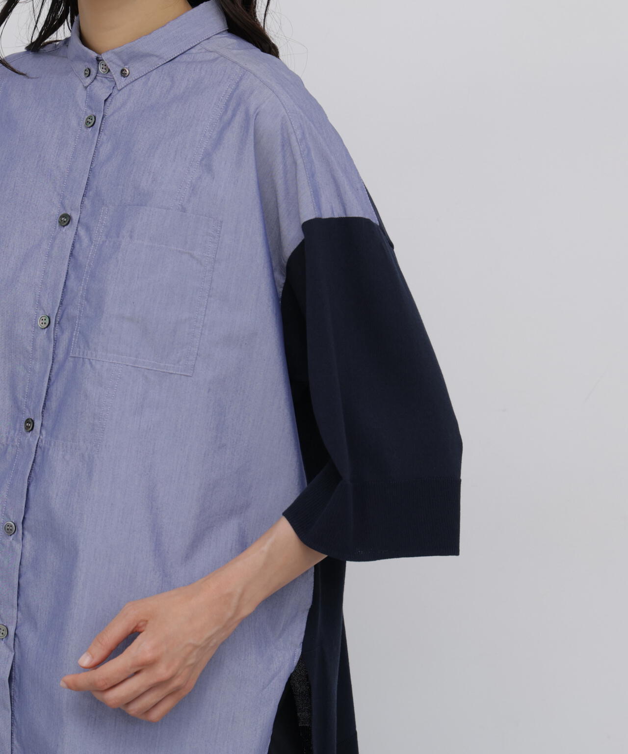 165cm/B:77cm/W:57cm/H:79cm 着用サイズ：M
