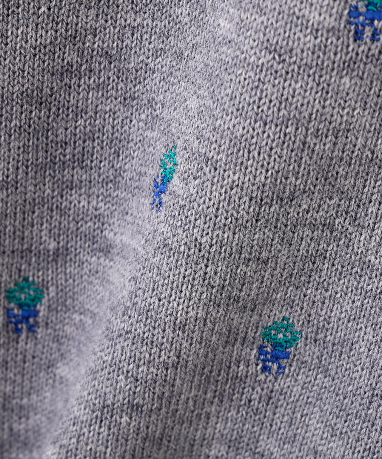 《小花刺繍》エンブロイダリーカーディガン