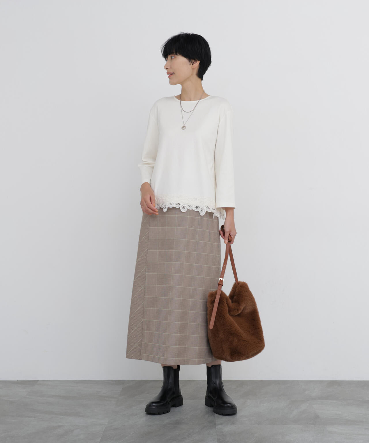 166cm　B/78　W/58　H/86 着用サイズ：-