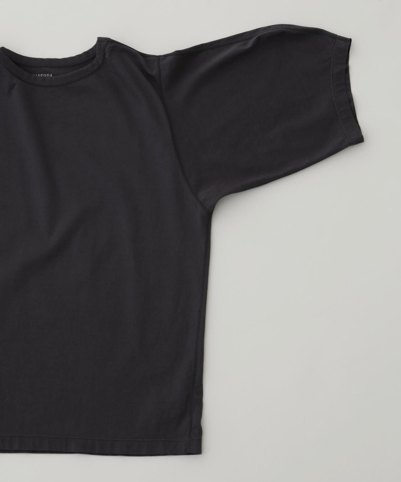 HIRAKIBAスリーブソフトタッチコットン天竺半袖Tシャツ