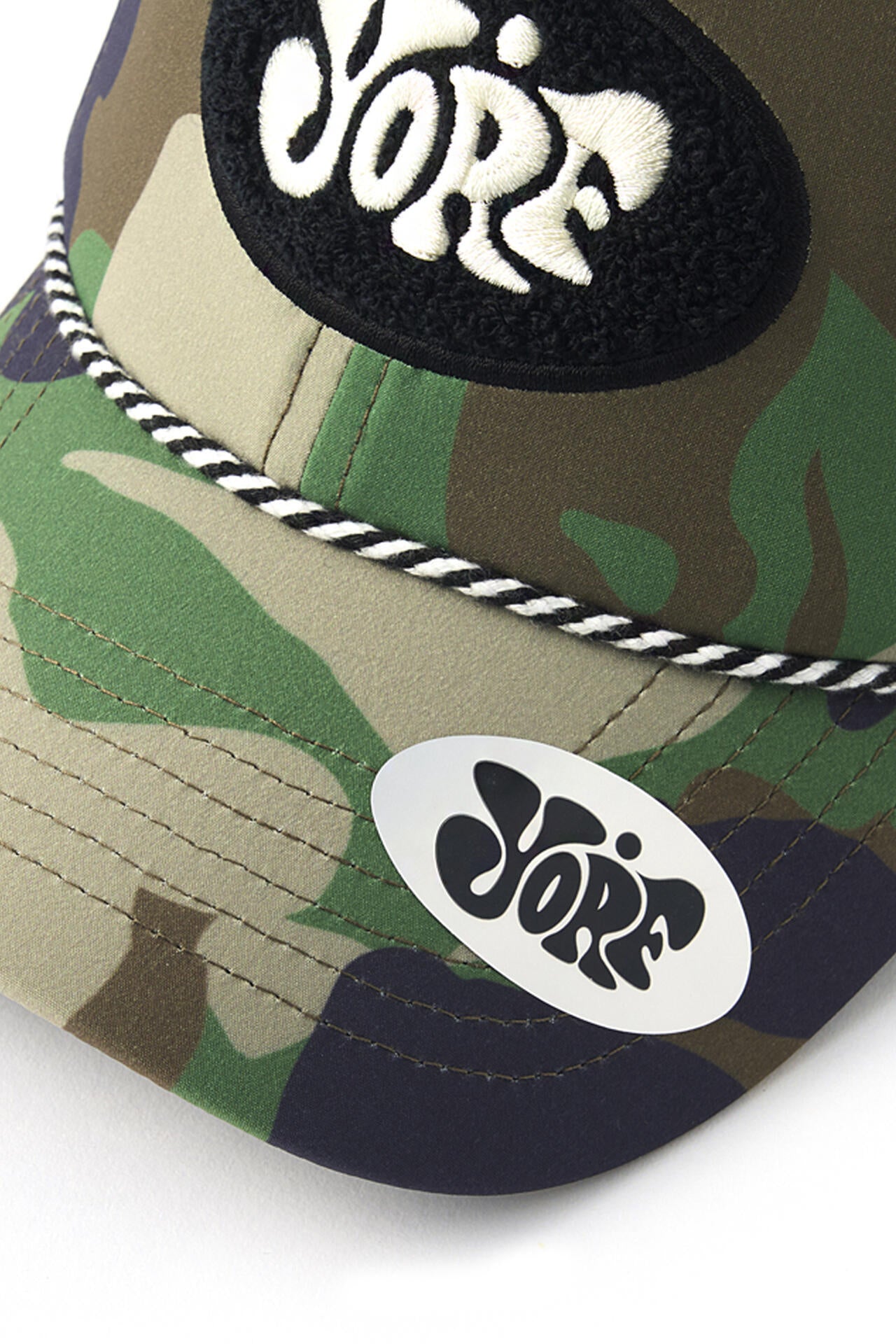 【YORF（ヨルフ）】ロゴカモキャップ