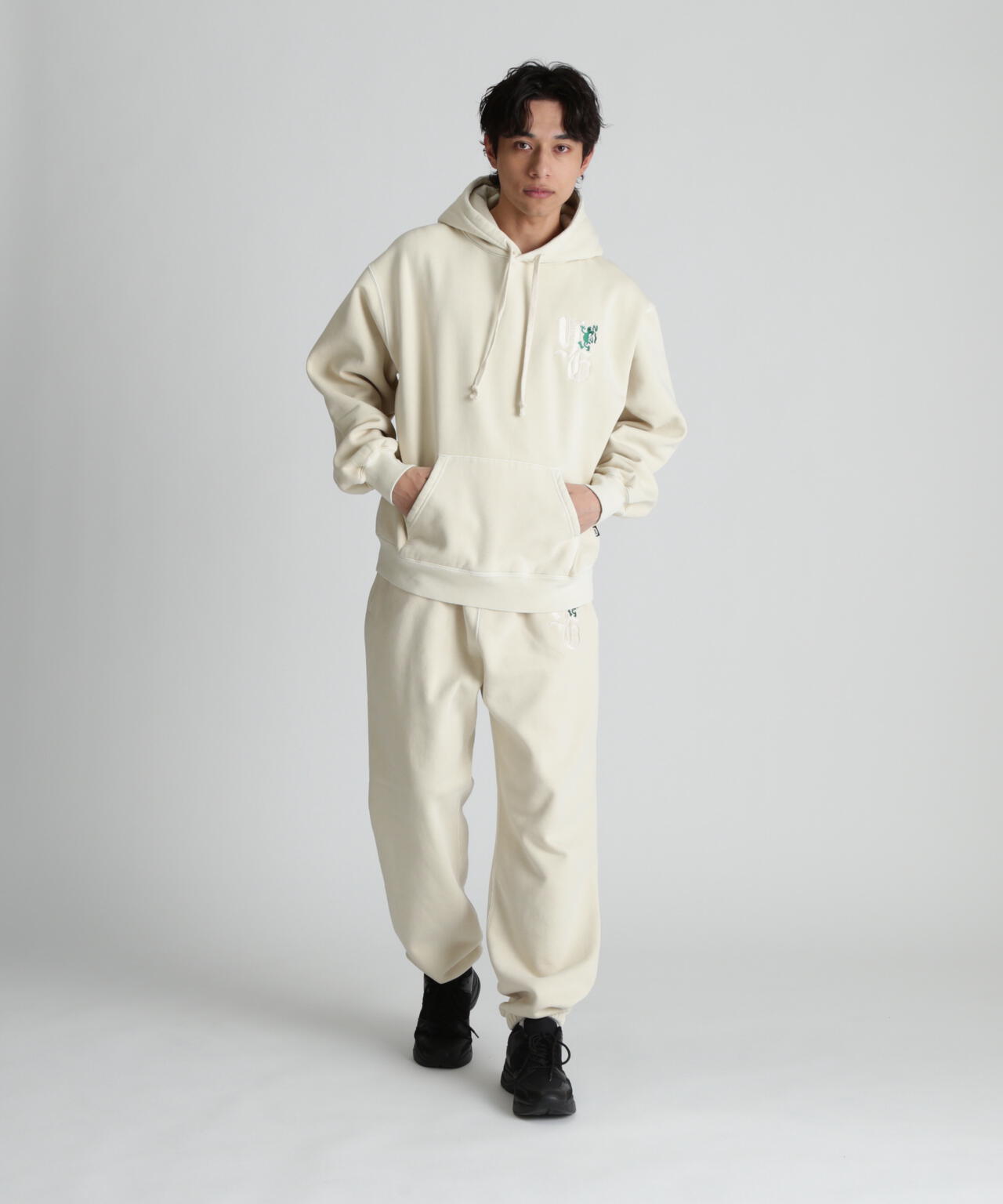 【YORF（ヨルフ）】裏起毛リブパンツ