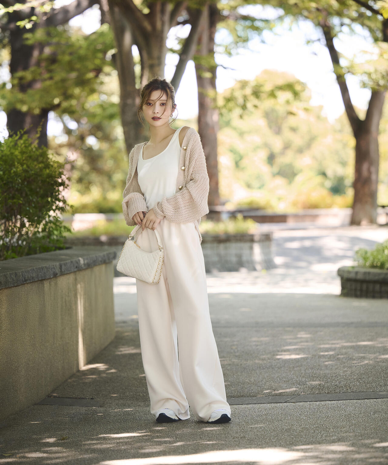 【松川星さん着用】＜ウォッシャブル＞スエットイージーパンツ