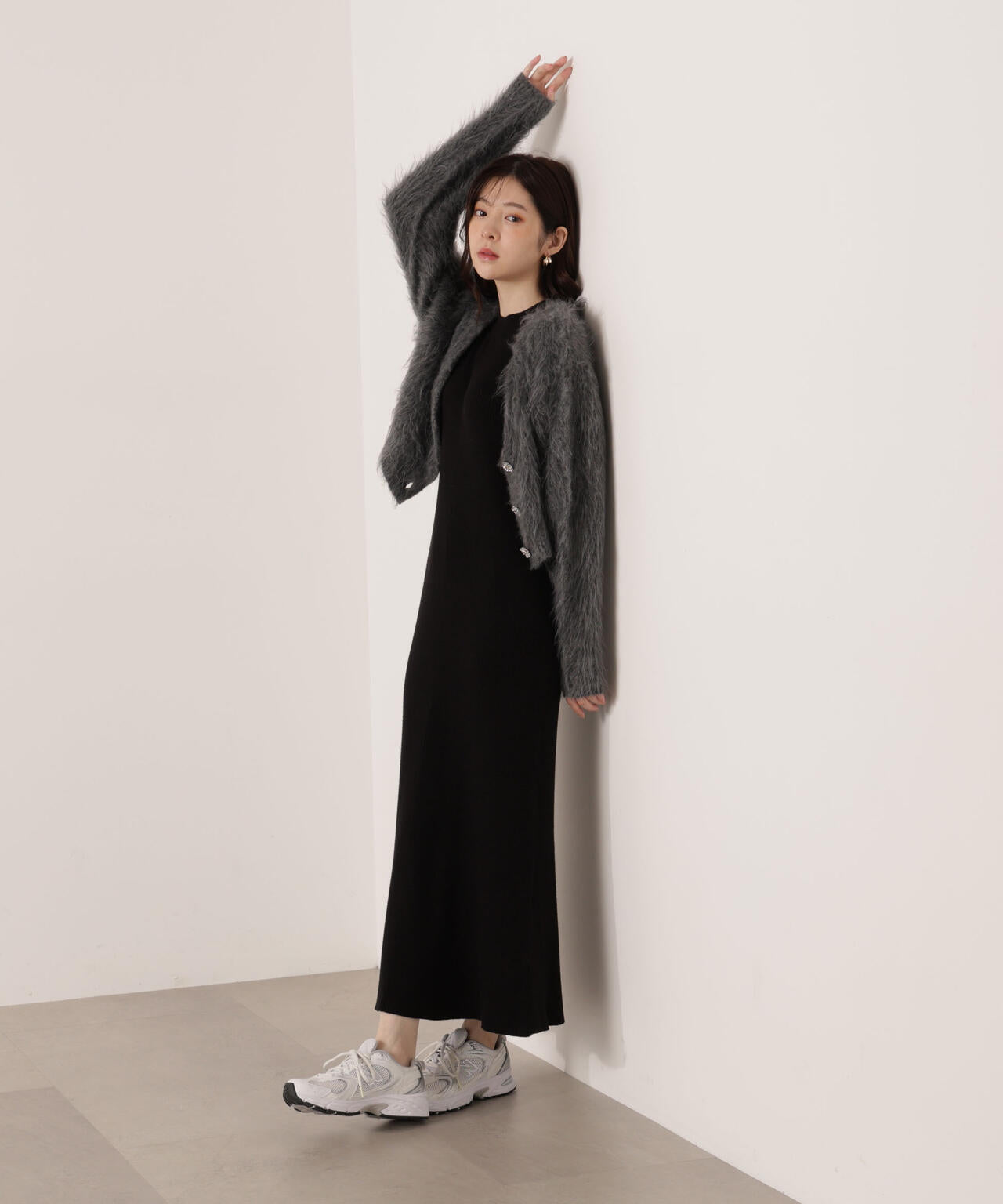 シャギーカーデニットセットアップ