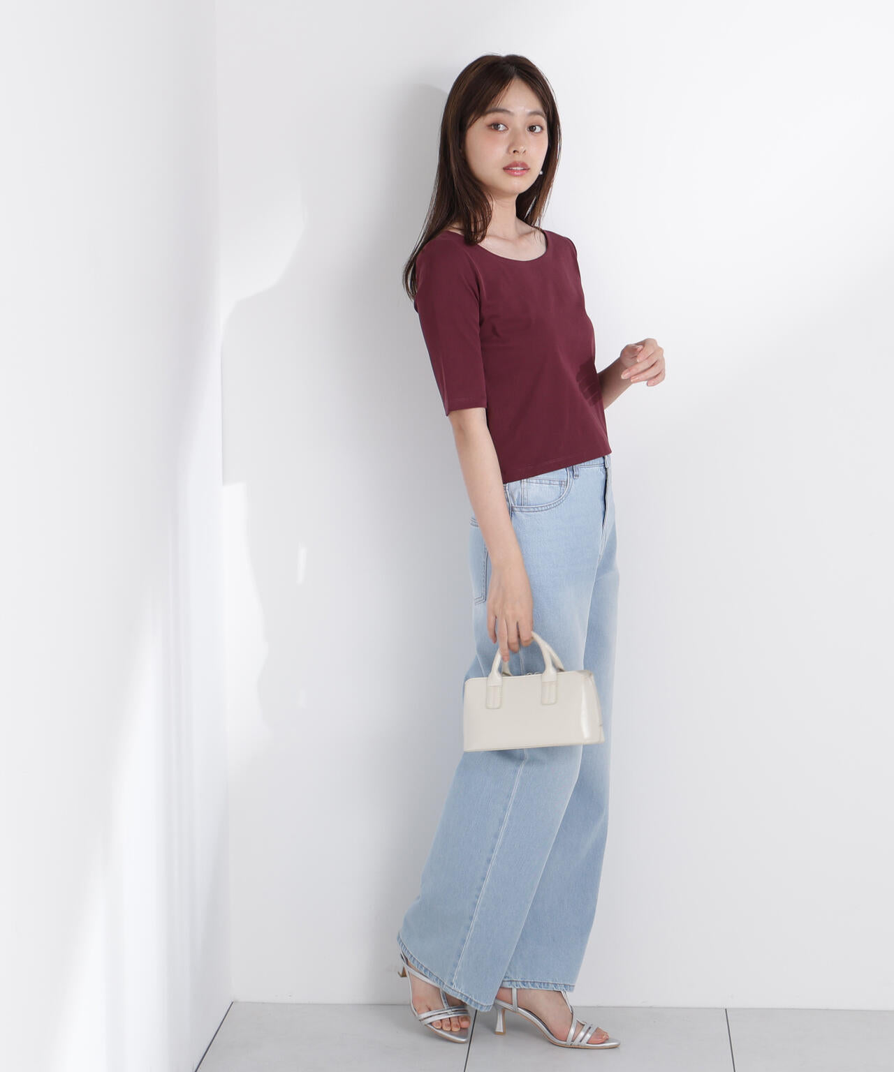 前後2wayフライスTシャツ