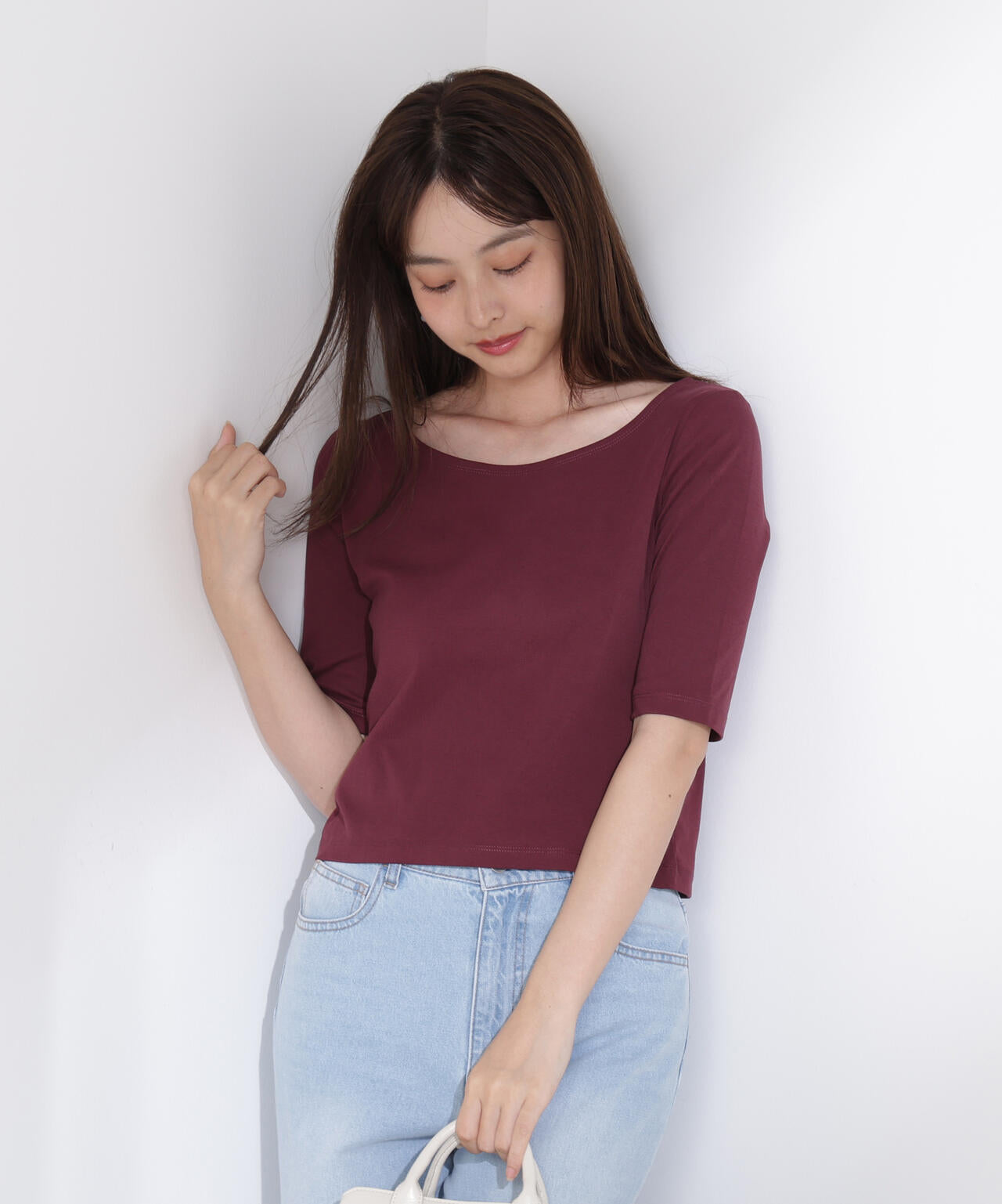 前後2wayフライスTシャツ