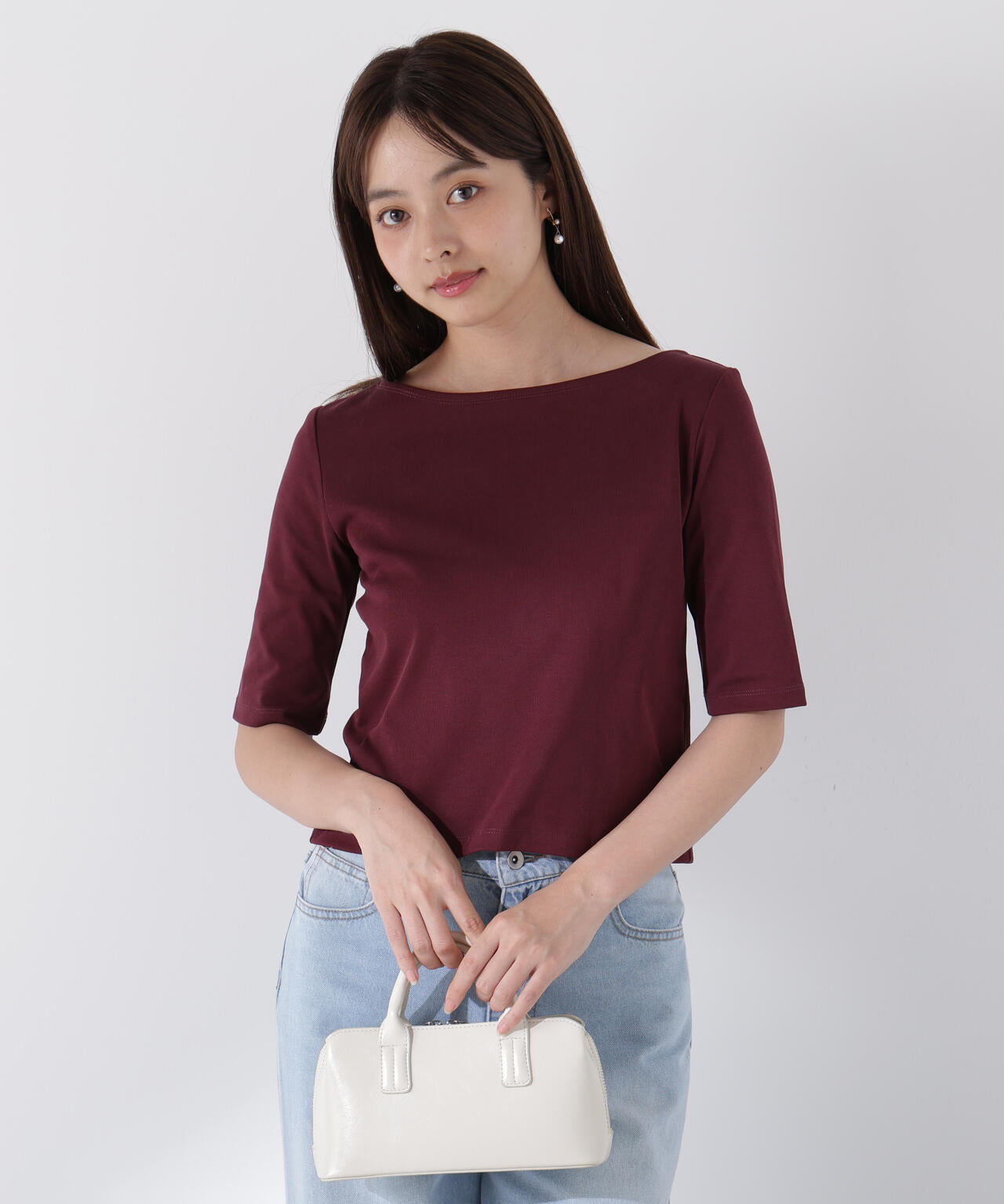 前後2wayフライスTシャツ