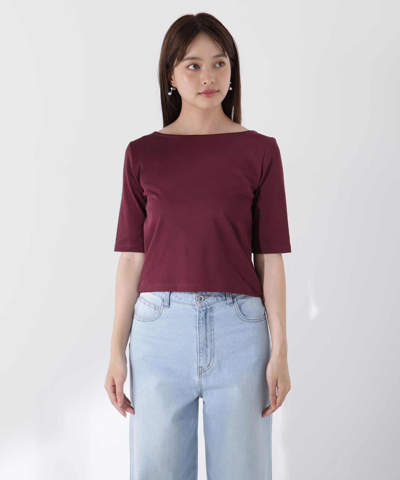 前後2wayフライスTシャツ