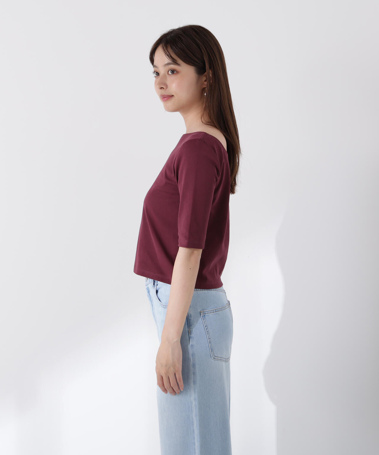 前後2wayフライスTシャツ