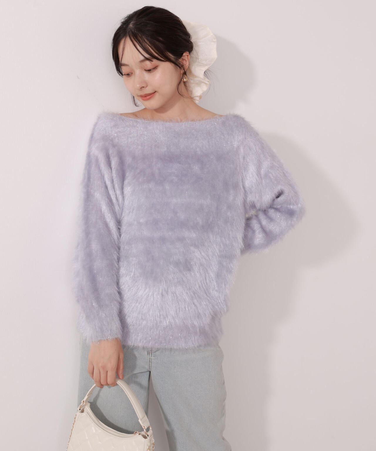 【青島心さん着用】ヘアリーニット
