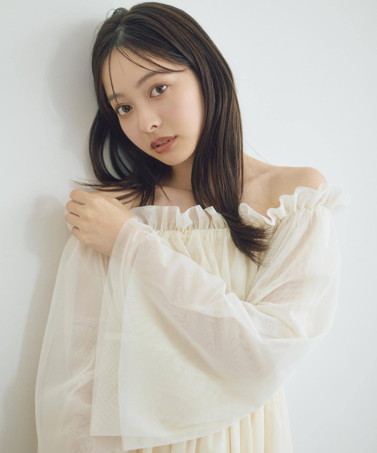 model：165cm B:82 W:59 H:86 S:25cm 着用サイズ：M
