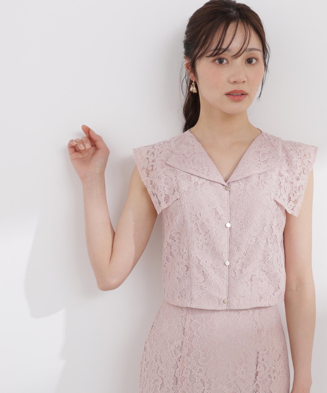 166cm B:78 W:56 H:83 S:24.5cm 着用サイズ：FR