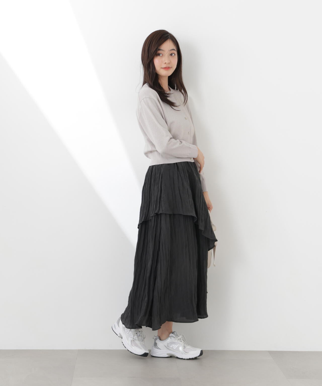 ワッシャーティアードスカート