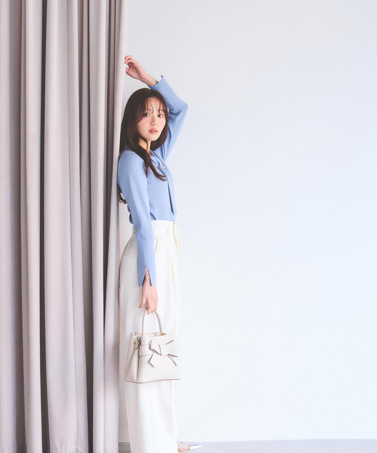 model：166cm B:78 W:56 H:83 S:24.5cm 着用サイズ：M