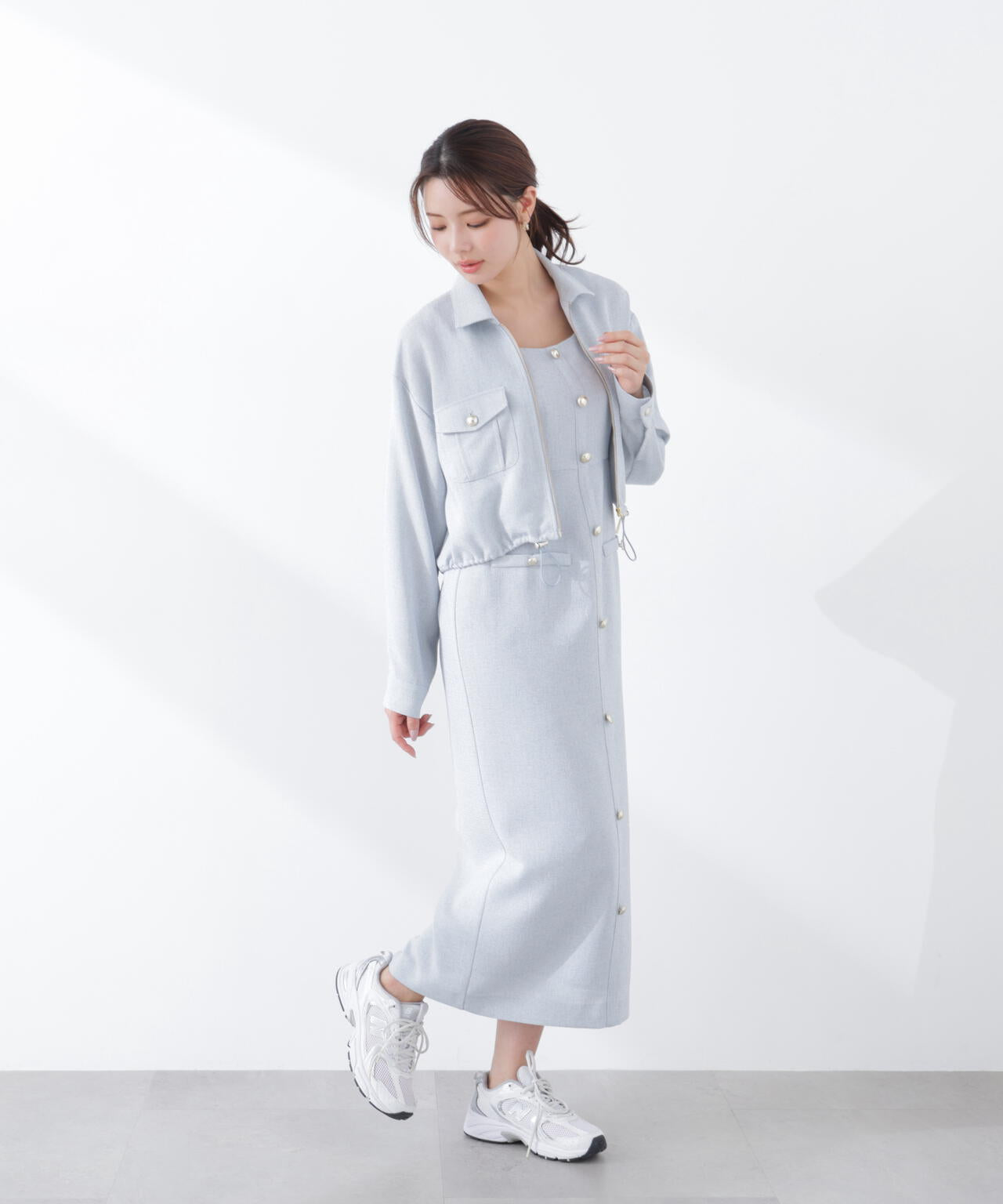 スプリングツイードジャンスカ