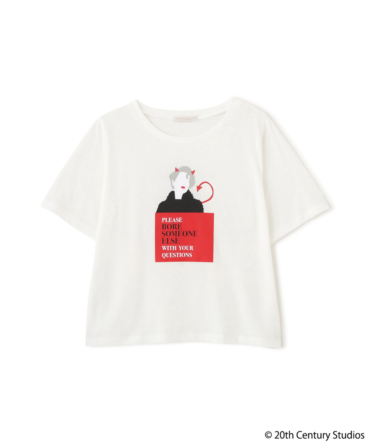 プラダを着た悪魔／フロントプリントTシャツ