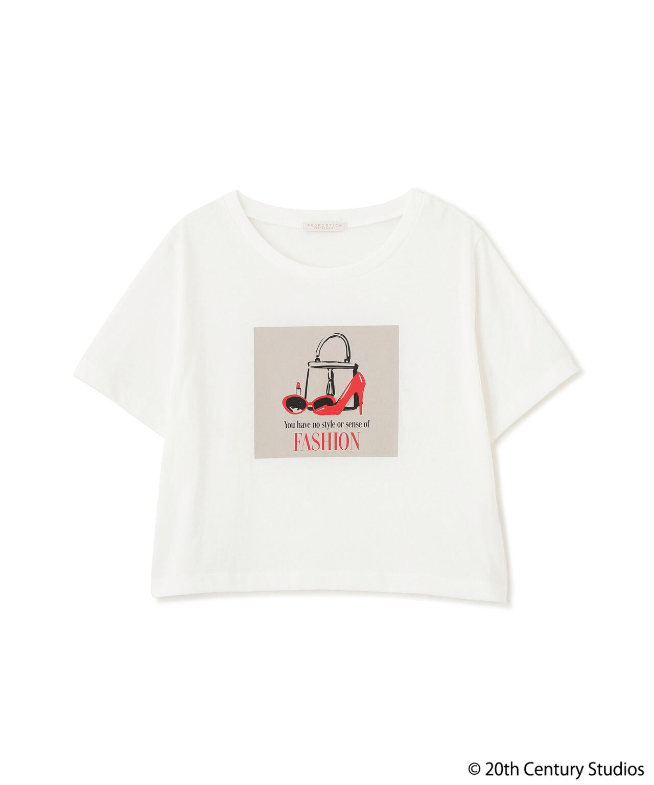プラダを着た悪魔／フロントプリントコンパクトTシャツ
