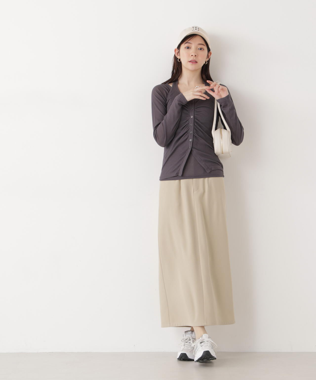 〈a/mie〉ホルターネックカット SETUP