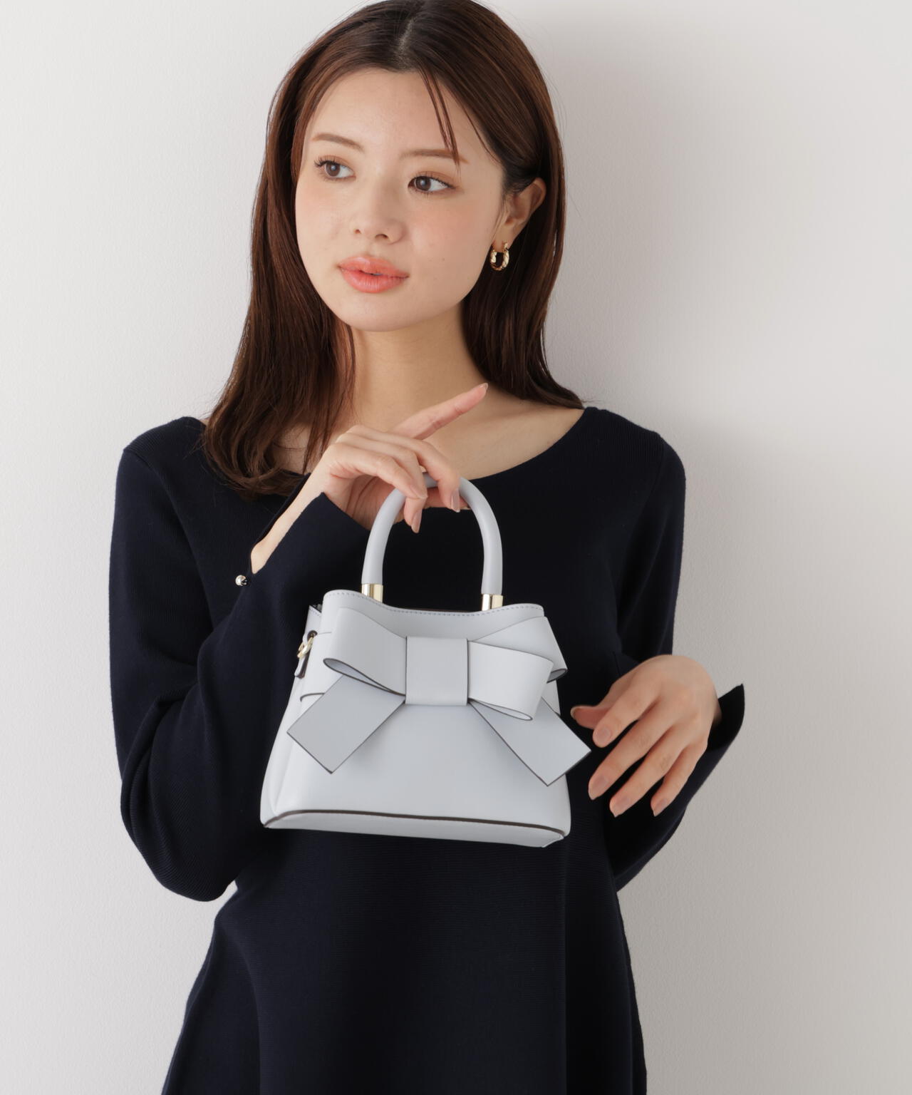 フロントリボンバッグミニ