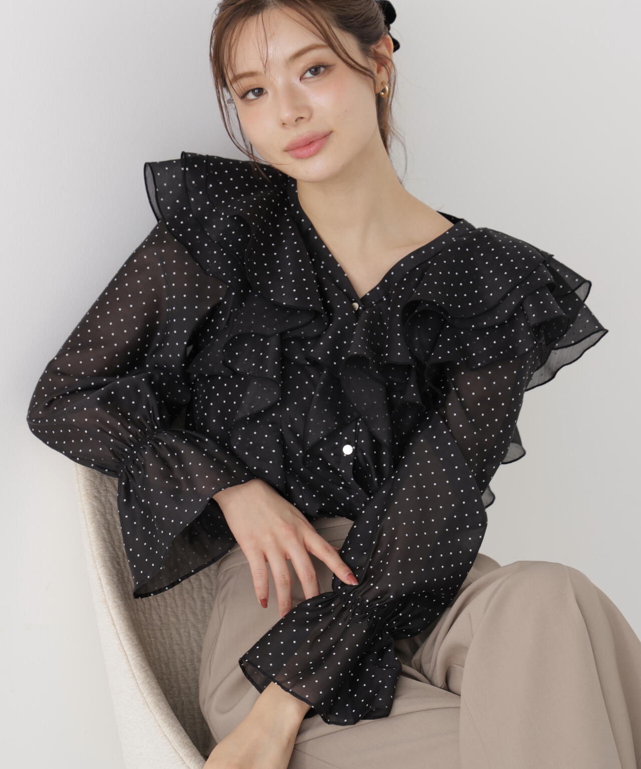 165cm 着用サイズ：FR