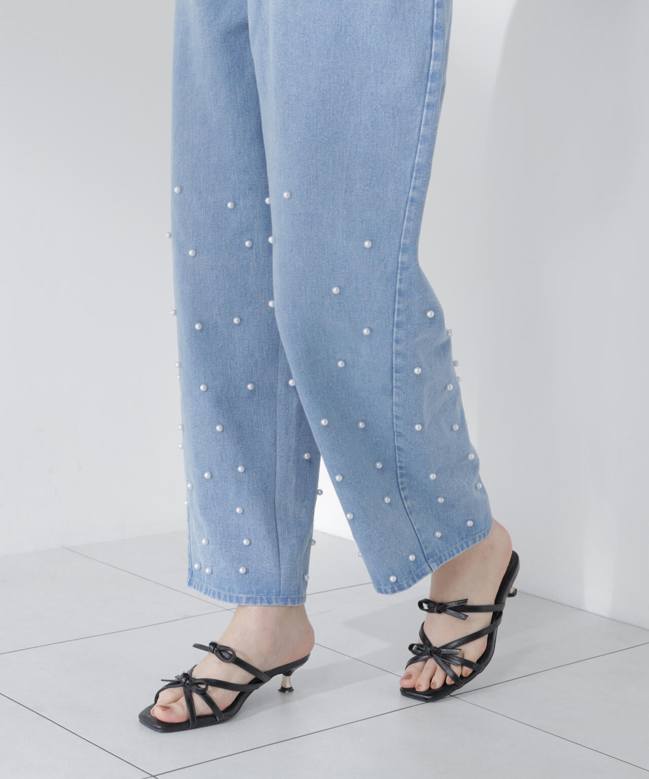 パールデニムパンツ