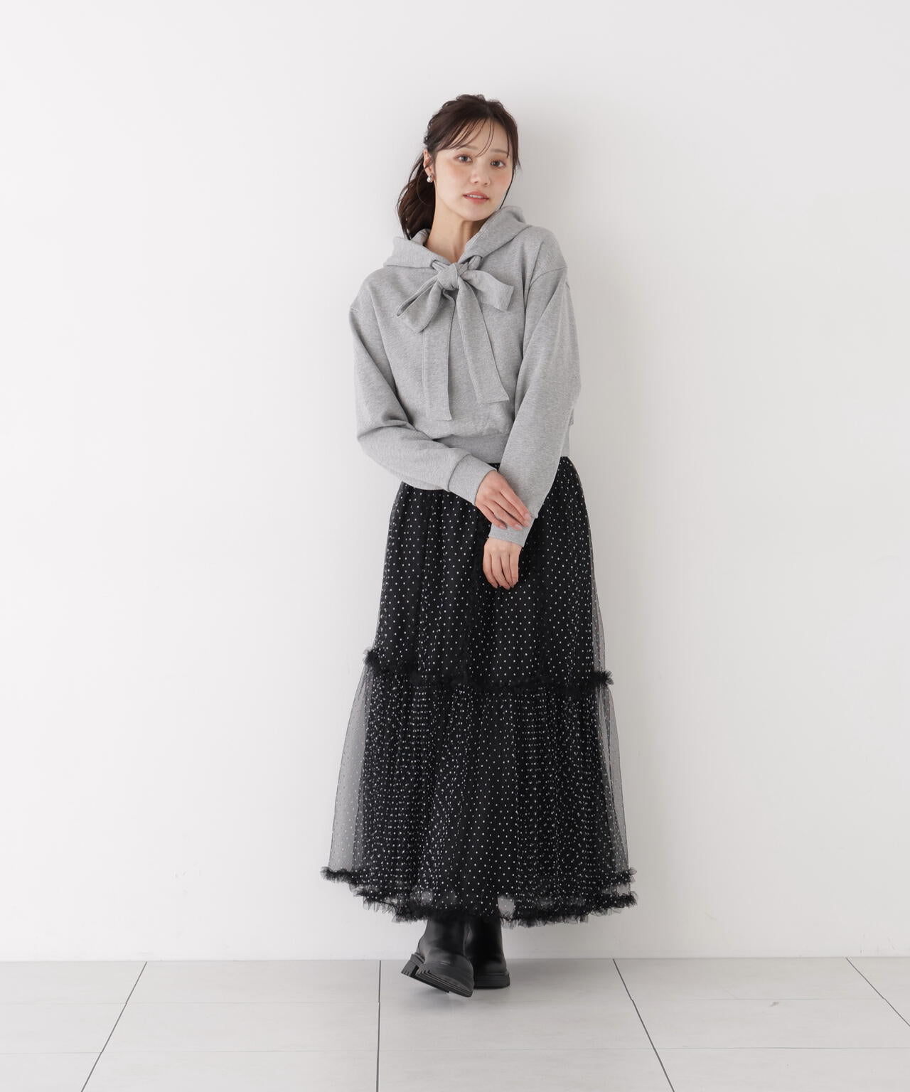 166cm B:78 W:56 H:83 S:24.5cm 着用サイズ：FR