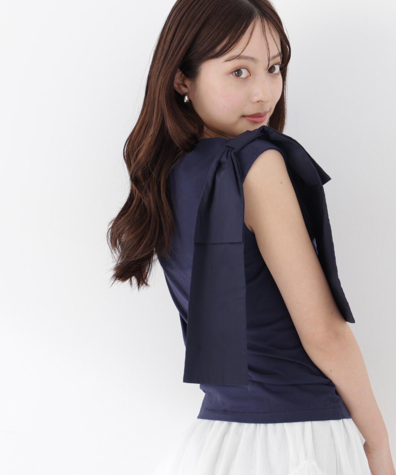 165cm B:82 W:59 H:86 S:25cm 着用サイズ：M