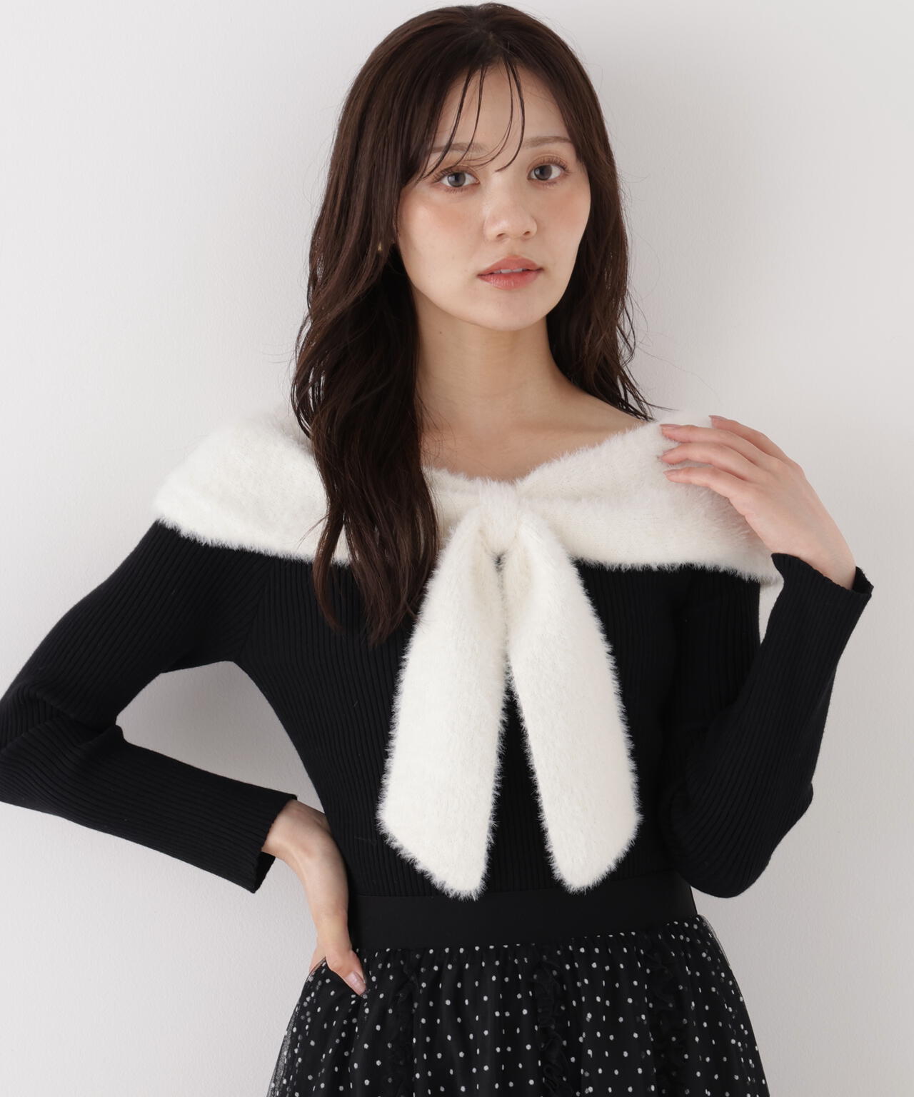 166cm B:78 W:56 H:83 S:24.5cm 着用サイズ：FR