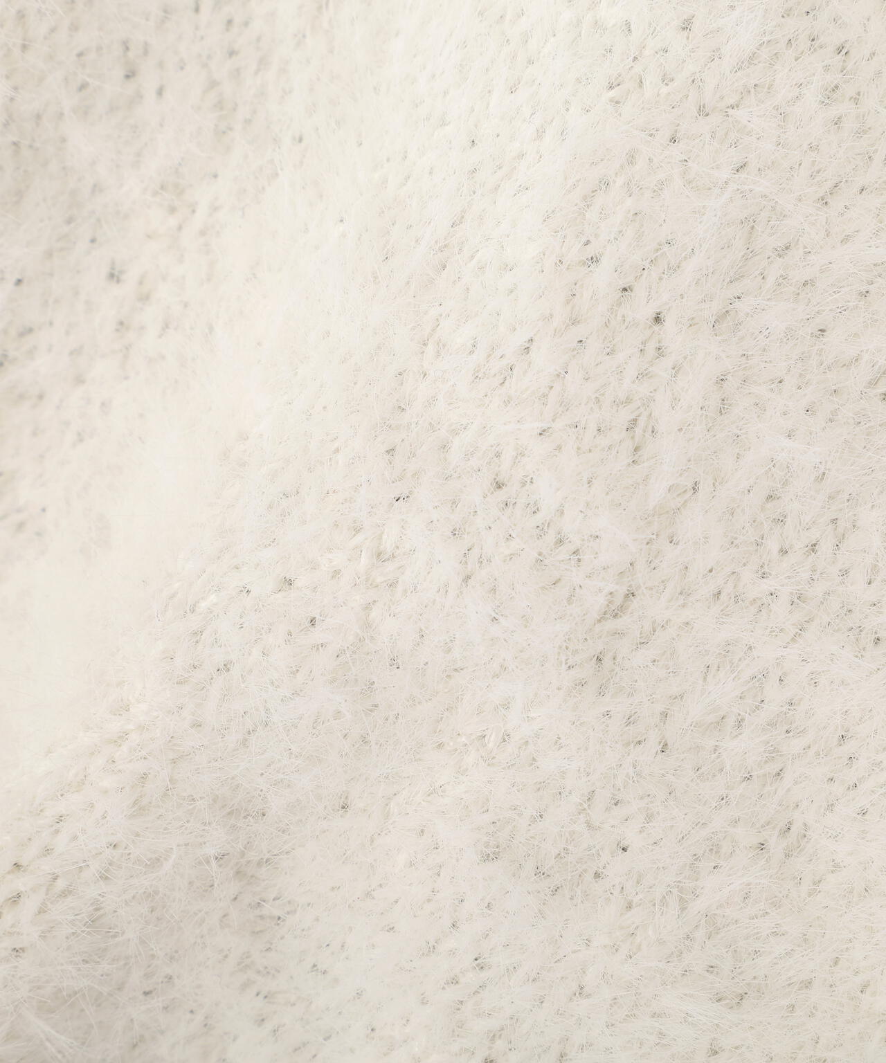 ミニシャギーケープニットトップス
