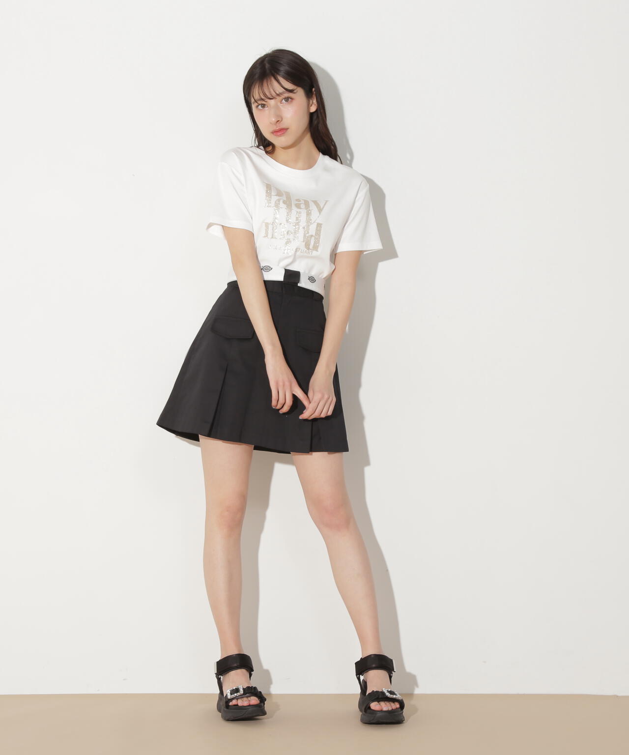 「Dickies × JILL by JILL STUART」別注ミニスカート