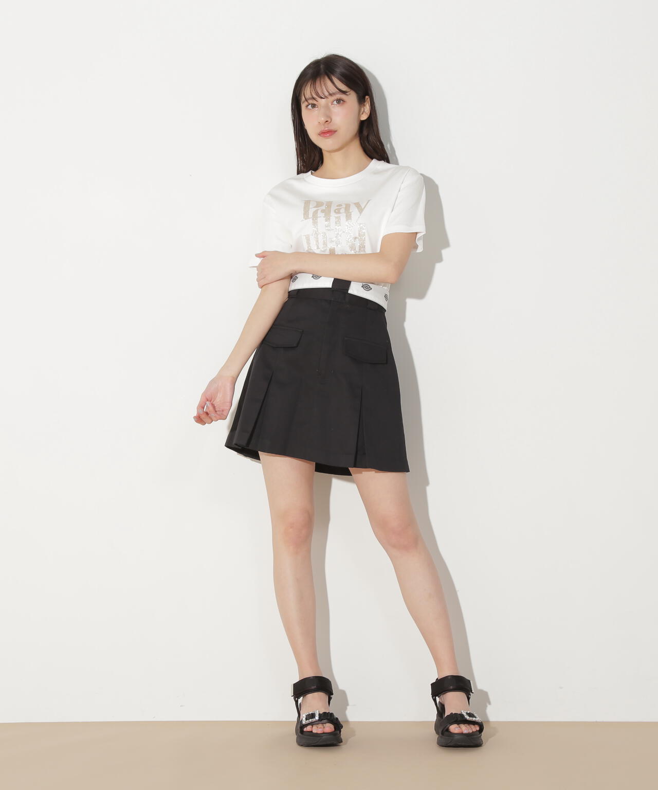 「Dickies × JILL by JILL STUART」別注ミニスカート