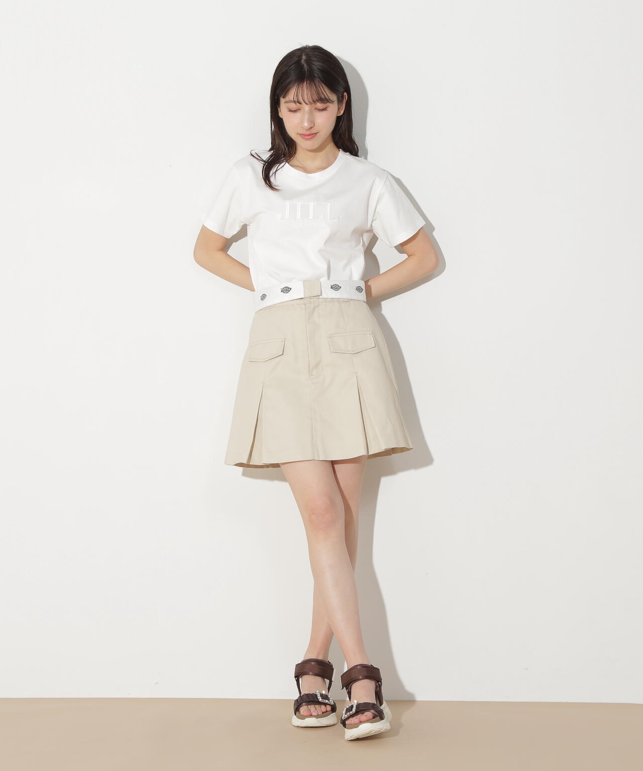 「Dickies × JILL by JILL STUART」別注ミニスカート